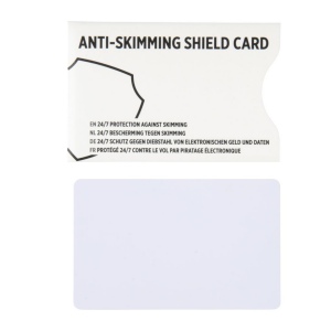 Bouclier anti RFID avec puce de brouillage 5