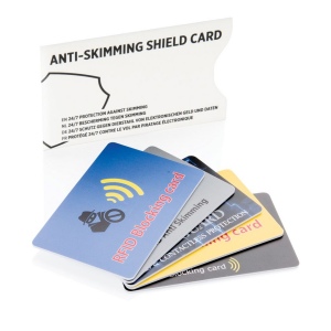 Bouclier anti RFID avec puce de brouillage 7