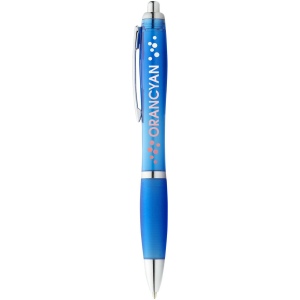 Stylo bille avec corps et grip colorés Nash (encre bleue) 32