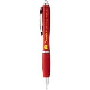 Stylo bille avec corps et grip colorés Nash (encre bleue) 35
