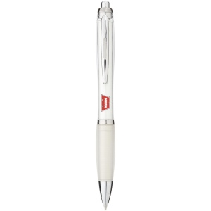 Stylo bille avec corps et grip colorés Nash (encre bleue) 36