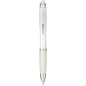 Stylo bille avec corps et grip colorés Nash (encre bleue) 10