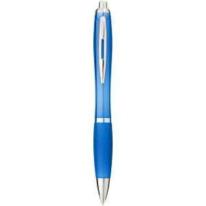 Stylo bille avec corps et grip colorés Nash (encre bleue) 2