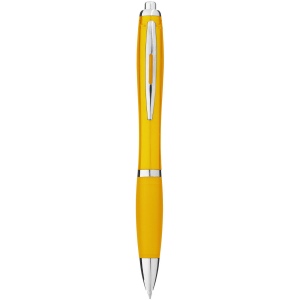 Stylo bille avec corps et grip colorés Nash (encre bleue) 11