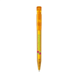 Stylo bille à encre bleue en plastique transparent, de la marque Stilolinea®