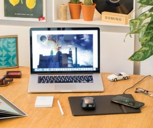 Tapis de souris avec chargeur à induction 5W 6