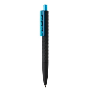Stylo X3 finition gomme noire en ABS recyclé RCS 33