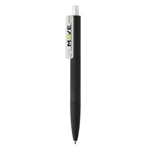Stylo X3 finition gomme noire en ABS recyclé RCS 13