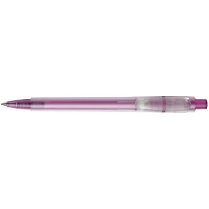 Stylo bille en plastique givré 8