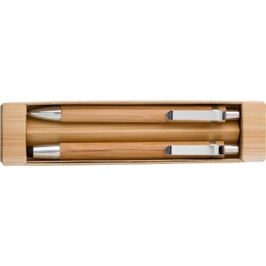 Parure de stylo bille et porte-mine en bambou Darlene 4