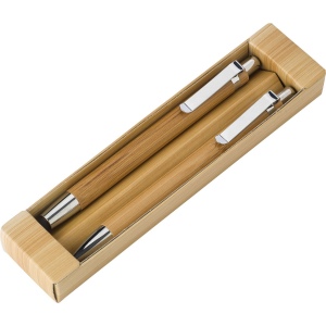 Parure de stylo bille et porte-mine en bambou Darlene 7