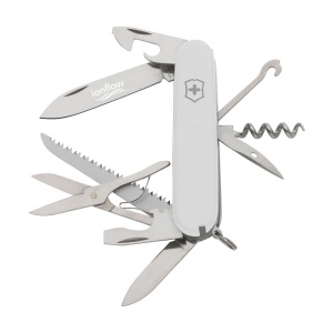 Couteau Suisse original de la marque Victorinox ligne Officiers avec poignée ABS, plaques intermédiaires en aluminium dur anodisé et des outils en acier recyclé à 100% 21