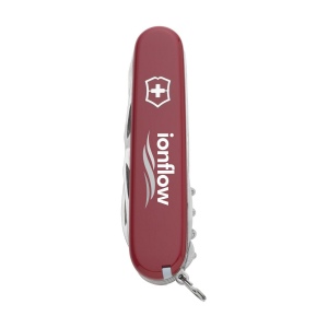 Couteau Suisse original de la marque Victorinox ligne Officiers avec poignée ABS, plaques intermédiaires en aluminium dur anodisé et des outils en acier recyclé à 100% 8