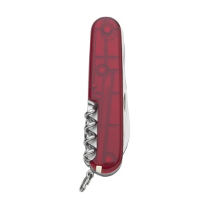 Couteau Suisse original de la marque Victorinox ligne Officiers avec poignée ABS, plaques intermédiaires en aluminium dur anodisé et des outils en acier recyclé à 100% 12
