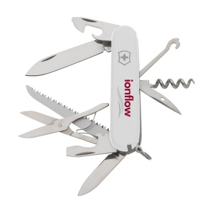 Couteau Suisse original de la marque Victorinox ligne Officiers avec poignée ABS, plaques intermédiaires en aluminium dur anodisé et des outils en acier recyclé à 100% 6