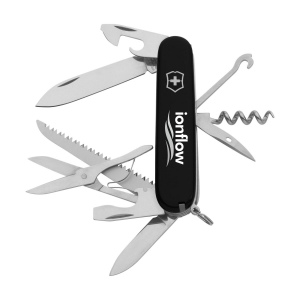 Couteau Suisse original de la marque Victorinox ligne Officiers avec poignée ABS, plaques intermédiaires en aluminium dur anodisé et des outils en acier recyclé à 100% 5