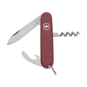 Couteau Suisse original de la marque Victorinox ligne Officiers avec poignée ABS, plaques intermédiaires en aluminium dur anodisé et des outils en acier recyclé à 100% 5