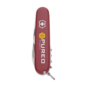 Couteau Suisse original de la marque Victorinox ligne Officiers avec poignée ABS, plaques intermédiaires en aluminium dur anodisé et des outils en acier recyclé à 100% 7