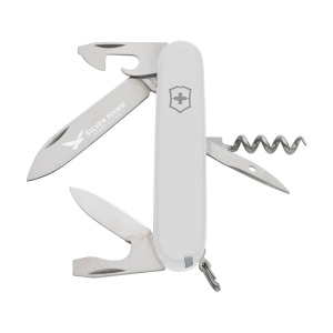Couteau Suisse original de la marque Victorinox ligne Officiers avec poignée ABS, plaques intermédiaires en aluminium dur anodisé et des outils en acier recyclé à 100% 19