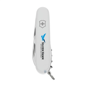 Couteau Suisse original de la marque Victorinox ligne Officiers avec poignée ABS, plaques intermédiaires en aluminium dur anodisé et des outils en acier recyclé à 100% 9