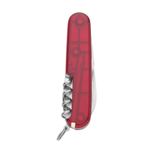 Couteau Suisse original de la marque Victorinox ligne Officiers avec poignée ABS, plaques intermédiaires en aluminium dur anodisé et des outils en acier recyclé à 100% 13