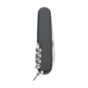 Couteau Suisse original de la marque Victorinox ligne Officiers avec poignée ABS, plaques intermédiaires en aluminium dur anodisé et des outils en acier recyclé à 100% 15