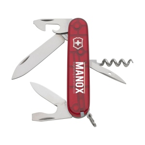 Couteau Suisse original de la marque Victorinox ligne Officiers avec poignée ABS, plaques intermédiaires en aluminium dur anodisé et des outils en acier recyclé à 100% 3