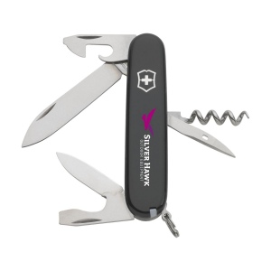 Couteau Suisse original de la marque Victorinox ligne Officiers avec poignée ABS, plaques intermédiaires en aluminium dur anodisé et des outils en acier recyclé à 100% 5