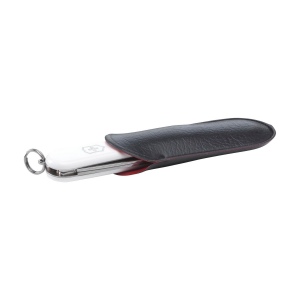 Couteau Suisse original de la marque Victorinox ligne Officiers avec poignée ABS, plaques intermédiaires en aluminium dur anodisé et des outils en acier recyclé à 100% 17