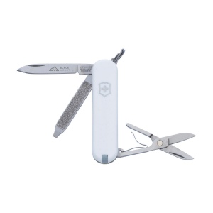 Couteau Suisse original de la marque Victorinox ligne Officiers avec poignée ABS, plaques intermédiaires en aluminium dur anodisé et des outils en acier recyclé à 100% 21