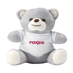 Ours en peluche gris clair très mignon en petit format 2