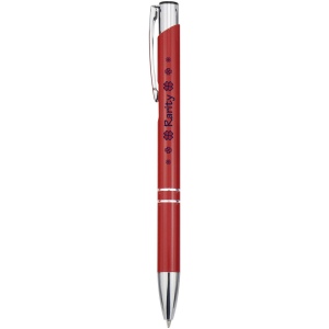 Stylo bille rétractable en aluminium Moneta (encre bleue) 27