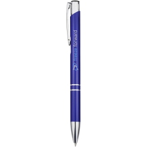 Stylo bille rétractable en aluminium Moneta (encre bleue) 28