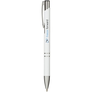 Stylo bille rétractable en aluminium Moneta (encre bleue) 30