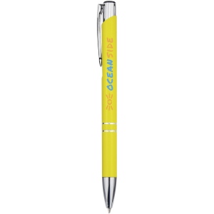 Stylo bille rétractable en aluminium Moneta (encre bleue) 31