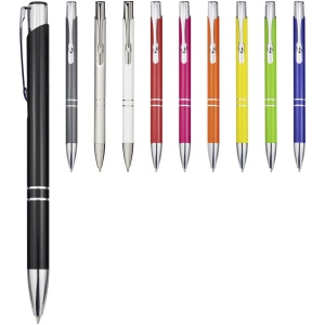 Stylo bille rétractable en aluminium Moneta (encre bleue) 35