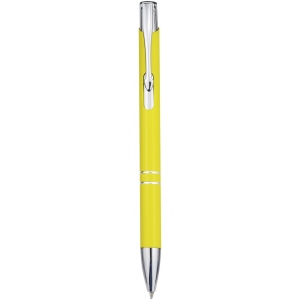 Stylo bille rétractable en aluminium Moneta (encre bleue) 11