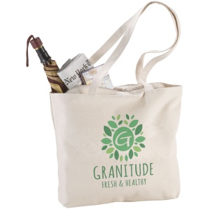 Sac shopping zippé coton 320 g/m² Ningbo 15L 4