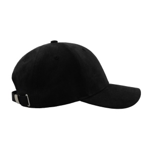 Casquette 6 pans mid visor faux suède 6