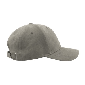 Casquette 6 pans mid visor faux suède 7