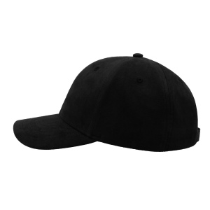 Casquette 6 pans mid visor faux suède 8