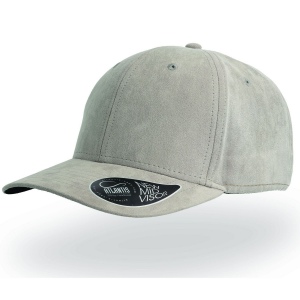 Casquette 6 pans mid visor faux suède 3