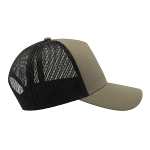 Casquette 5 pans style trucker en coton 34