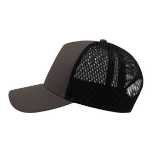 Casquette 5 pans style trucker en coton 48