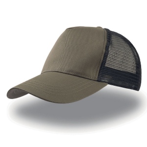 Casquette 5 pans style trucker en coton 11