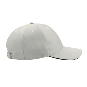 Casquette 6 pans visière sandwich 19
