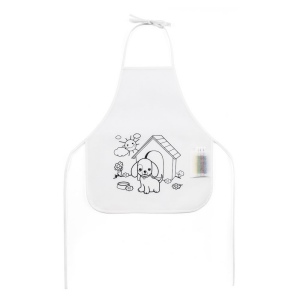 NILO. Tablier de coloriage pour enfants en non-tissé (80 g/m²) 3