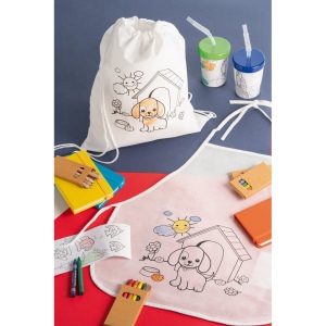 NILO. Tablier de coloriage pour enfants en non-tissé (80 g/m²) 4