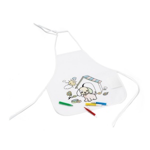 NILO. Tablier de coloriage pour enfants en non-tissé (80 g/m²) 5