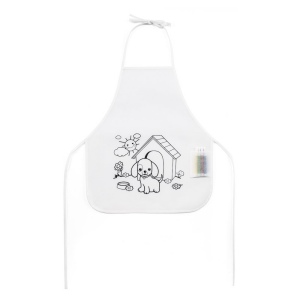 NILO. Tablier de coloriage pour enfants en non-tissé (80 g/m²) 2